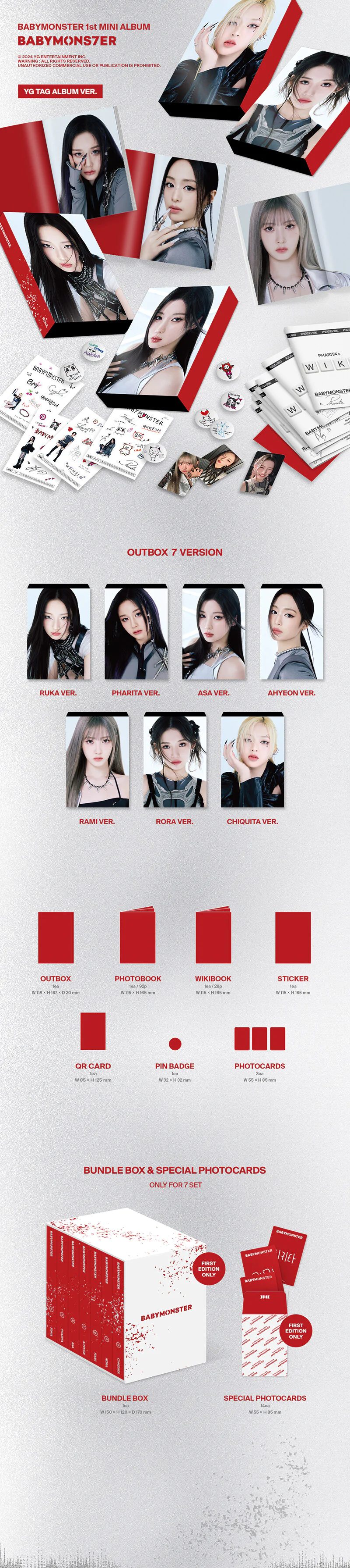 BABYMONSTER 1周年Photobook YG 特典 A/B　アサ BABYMONSTER 1周年Photobook YG 特典 A/B アサ - メルカリ